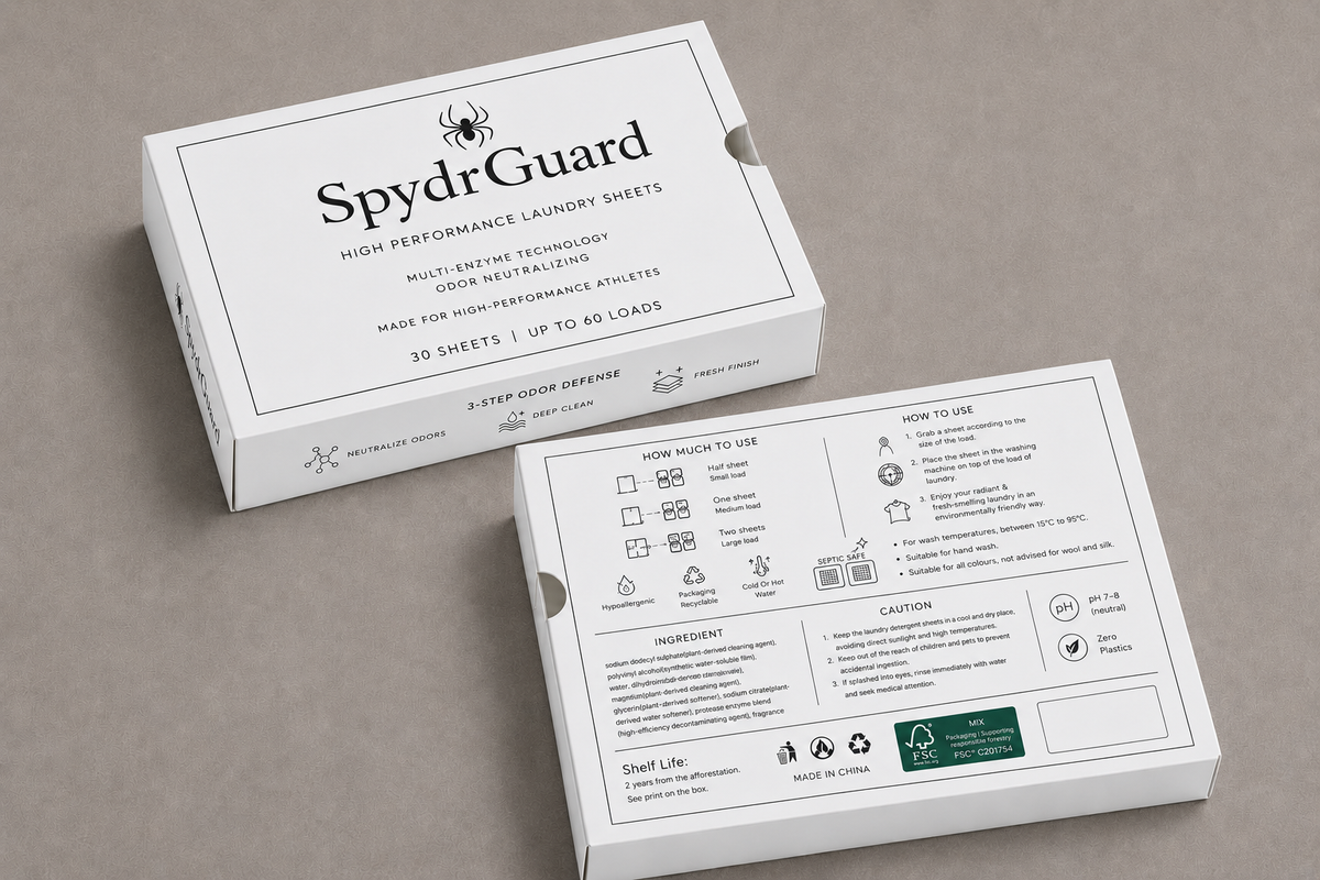 SpydrGuard High-Performance Laundry Sheets