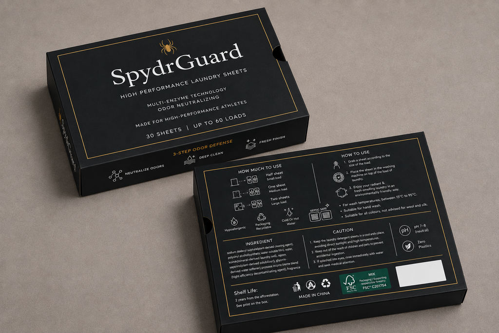 SpydrGuard High-Performance Laundry Sheets